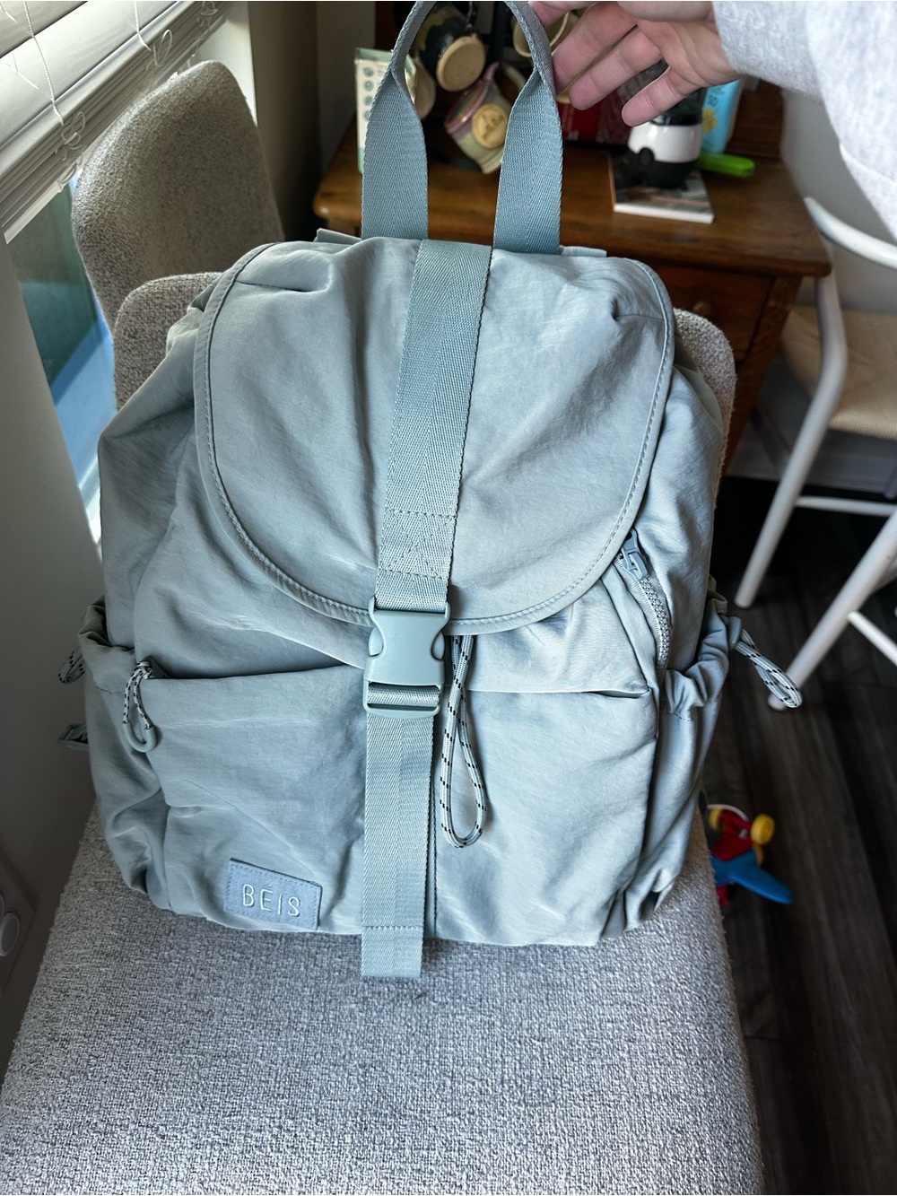 BEIS Sport Backpack in Slate